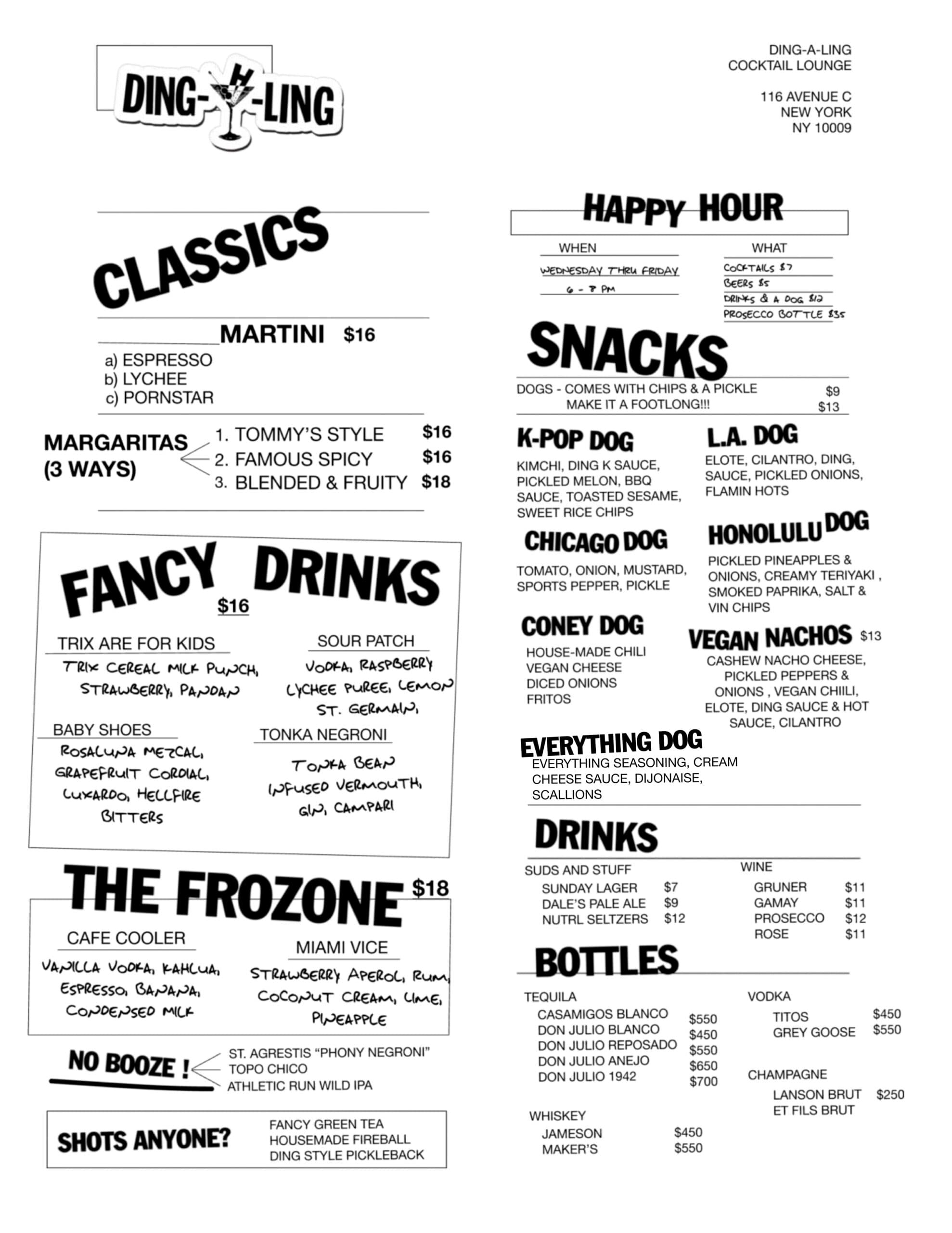 Ding-a-ling happy hour in New York