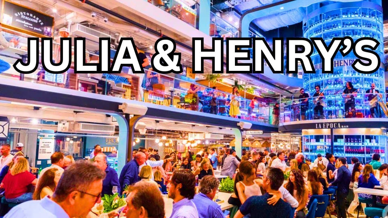 Julia & Henry's Food Hall happy hour in Miami