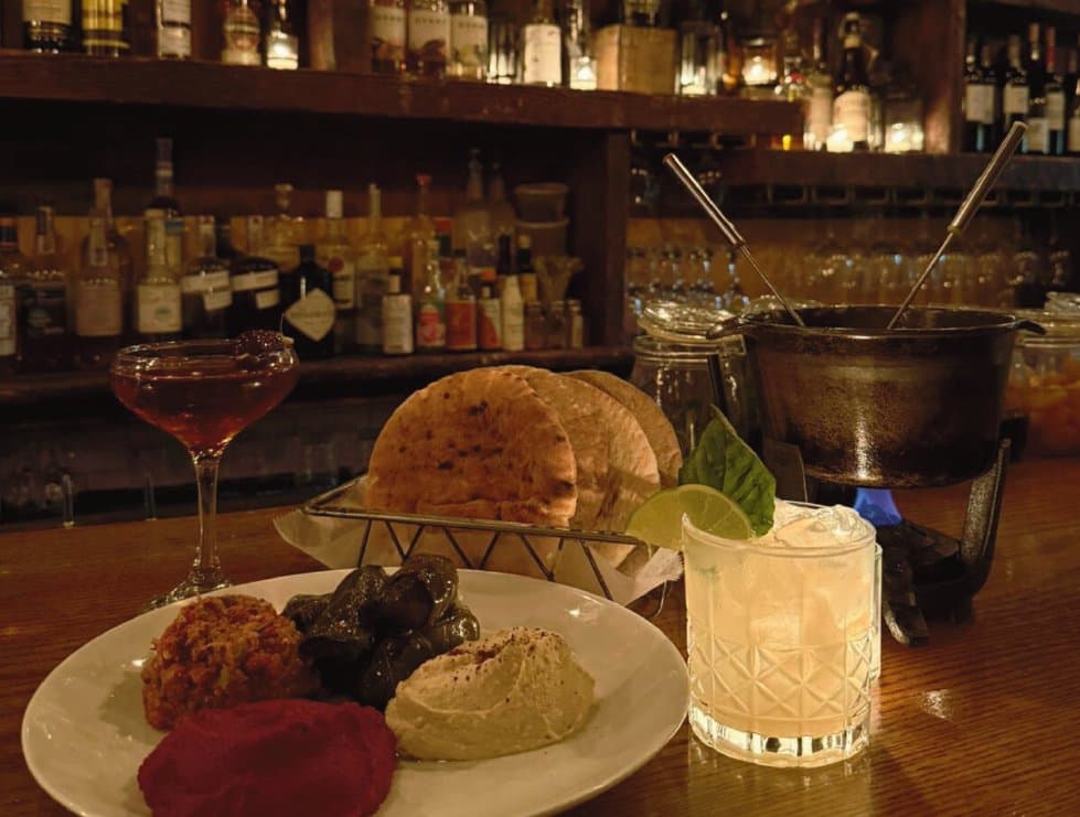 Kashkaval Garden happy hour in New York - $8 Wine