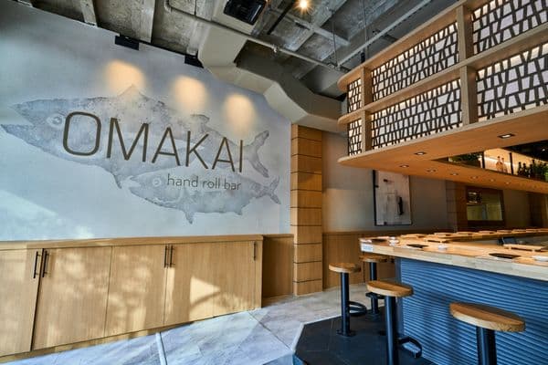 OMAKAI hand roll bar happy hour in Miami