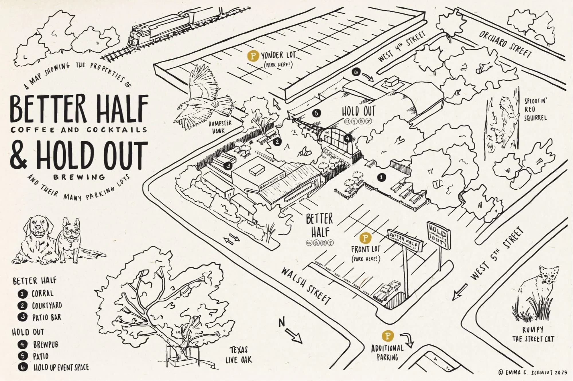 Better Half Coffee & Cocktails happy hour in Austin