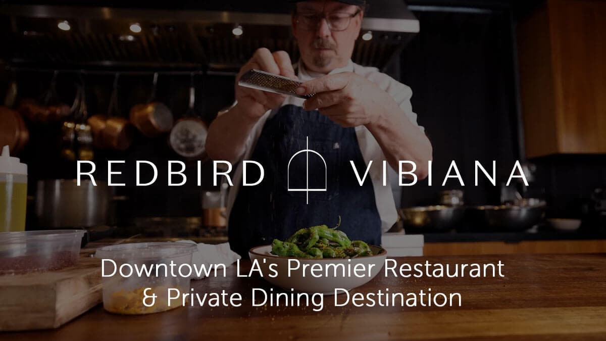 Redbird happy hour in Los Angeles