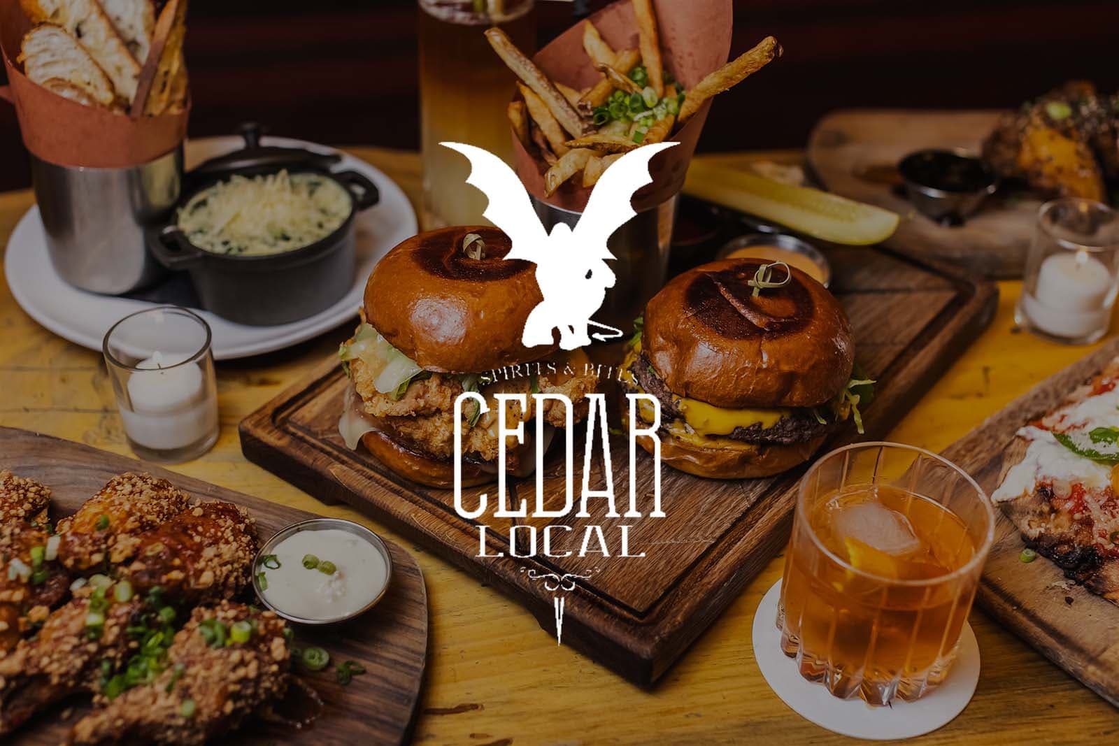 Cedar Local happy hour in New York