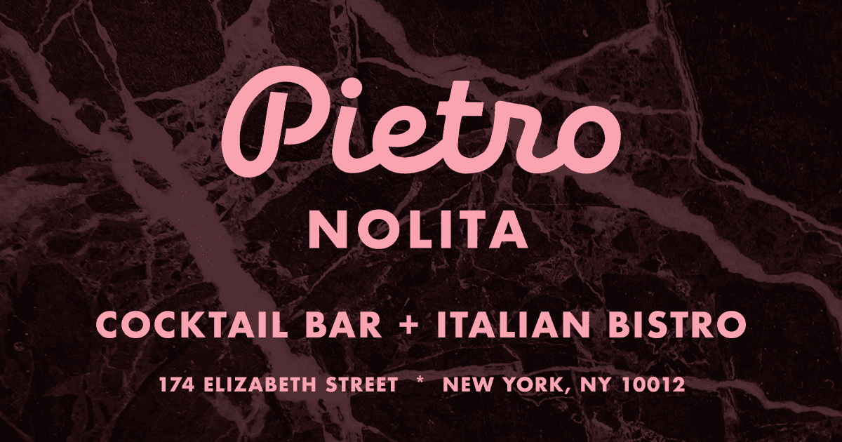 Pietro Nolita happy hour in New York